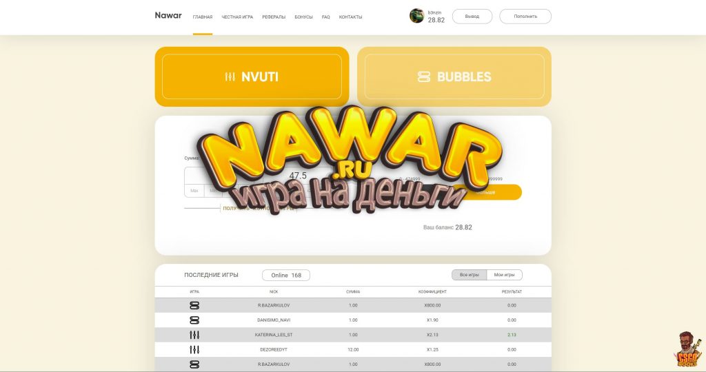Nawar.ru Игровой Сайт На Деньги