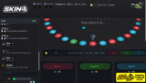 Skinbet.gg промокод на 500 монет (0.50$ доллара). Рулетка с ежедневками. Режимы игры — колесо фортуны, coin flip, кости (dice), джекпот (ставки скинами из ксго и пубг)