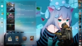 Неко-тян анимешный фон для CS:GO Panorama UI